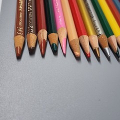 Vintage Berol Prismacolor Art Set Of 36 (1 Missing) Thick Colored Pencils No 954