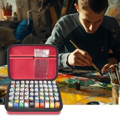 Model Paint Storage Case for Paint Set, Paints Organizer Carrying Bag