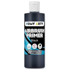 Airbrush Primer – Black, 8.45 fl.oz. Acrylic Primer for Airbrush Paint, Quick…