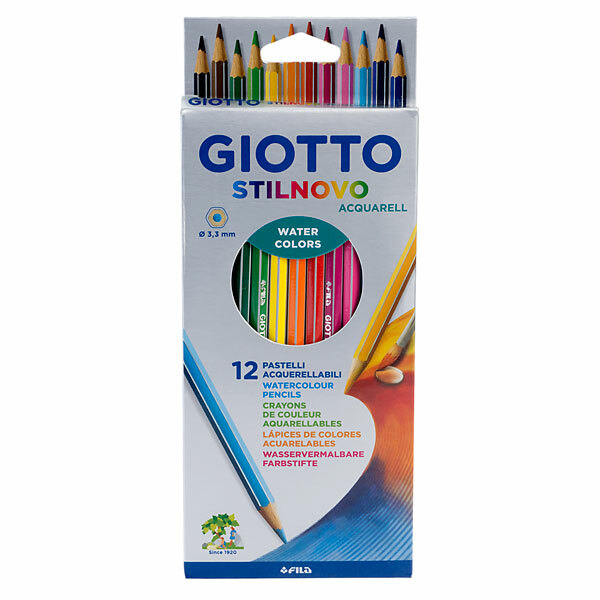 Fila Lyra Giotto Stillnovo Watercolour Pencils 12 Set