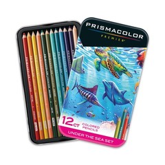 Colored Pencils Prismacolor Premier Soft Core Under The Sea 12 Count Adult Arts