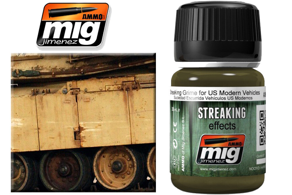 Streaking Grime for US Modern Vehicles Effects 35ml. A.MIG 1207