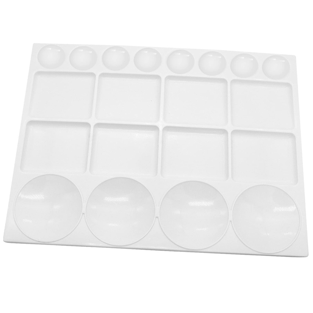 Sweaty Pony 20 Well Watercolor Paint Tray Palette 75 Milliliters, White