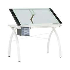 SD STUDIO DESIGNS Futura Craft Station 38″ W Drawer and Built-in Pencil Ledge…