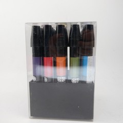 The Original Chartpak AD Markers, Tri-Nib, 25 25 Assorted Basic Colors Tabletop