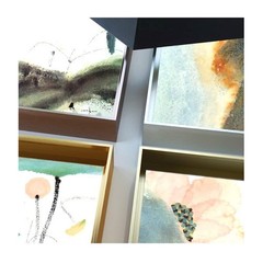 DIY Metal Floating Frame for 12X16″ Canvas Painting Art ,4/5″(2.1cm) Depth, F…
