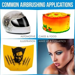 Professional Master G233 Airbrush with Fluid Control and Cleaning Features