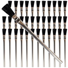 Pro Grade – Acid Brushes – 36 Count 3/8 Inch Boar Hair 36 Ea 3/8″, Black