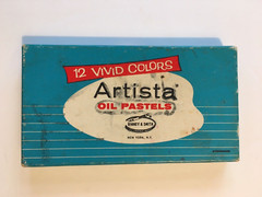 OIL PASTELS VINTAGE Art Supplies ARTISTA 12 Pack Original Binney & Smith – #212