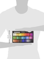 MUNGYO Soft Pastel Set – 48 Colors | Square 48 Count (Pack of 1), 48