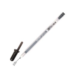38927 Sakura Gelly Roll Dark Metallic Gel Pen, Medium, Black, Box of 12