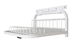 Dryden Art and Canvas Keeper – Small Table Model with Wall Mount Small, white