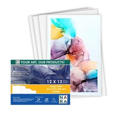 Nara Alcohol Ink 12 Inches X 12 Inches 275 Microns/200 Gsm 10 For Alcohol Ink