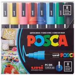 Paint Markers, 5M Medium Acrylic Markers with Reversible Tips, Artist Recomme…