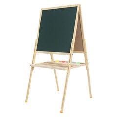 Art Easel, Easel For Kids, Adjustable Height With Magnetic Dark Green Board New