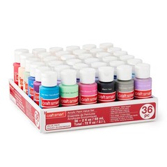 36 Assorted Acrylic Paint Set – Non-Toxic Paint For Drawing, Painting, Art & …