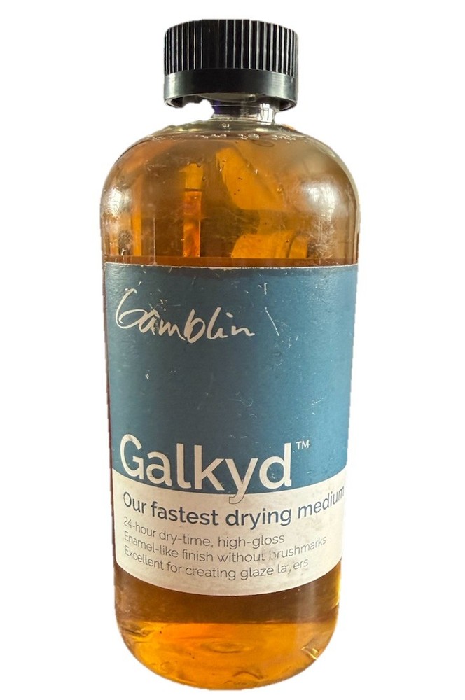 Gamblin Galkyd Medium 16 Oz Glaze Varnish High Gloss 24 Hour Dry