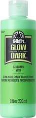 Glow In The Dark Paint Green 8 oz Luminous Neon Phosphorescent Acrylic Craft DIY