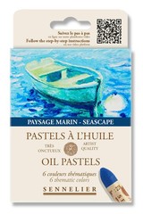 Oil French Pastel For Professional Artists Seascape Set 6 #398 Art Supply