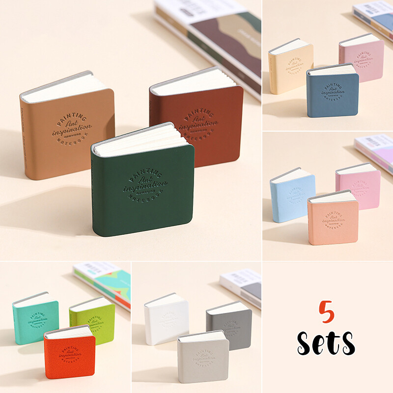 Mini Drawing Books Square Watercolor Sketchbook Painting Paper Art Supplies.