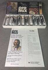 Vintage John Howard Sanden’s Pro Mix Portrait Oil Paint Set Of 10 1.25oz