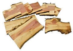 RED AROMATIC CEDAR Live Edge Mini SLABs 1/2″ Thick Kiln Dried 10lbs SHIPs FREE!
