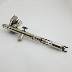 Badger Air-Brush Co. Model 105 Patriot Fine Gravity Airbrush, Stainless Steel
