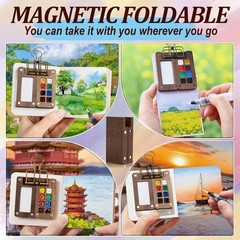 Pocket Artist Watercolour Mini Paint Set Travel Paint Gift for Artists Students