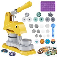 Button Maker Machine 3 Sizes, DIY Pin Maker Machine 1+1.25+2.25 inc… Fast Ship