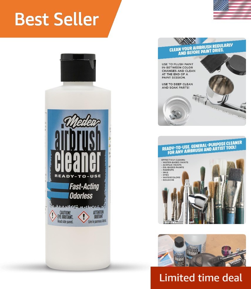 Professional-Grade Airbrush Cleaner 8oz – Perfect for Artists & Hobbyists