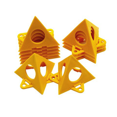 10pcs Pyramid Painting Brackets Woodworking Spray Paint Support Blocks – NEW