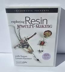 Lot Of 4 Jewelry Making DVDs Resin Weaving Wire Enameling Riveted Earrings