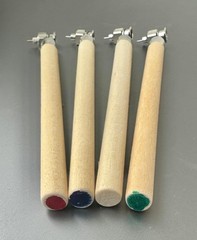 4 Hot Wax Pens, Kistky for Egg Art, Syringe Tips, X-Fine+Fine+Medium+Heavy +Wax