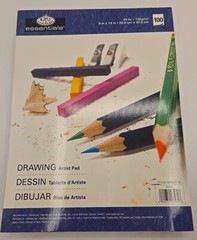 Drawing Artist Pad Royal Langnickel Essentials 9 X 12 100 Sheets 62lb.