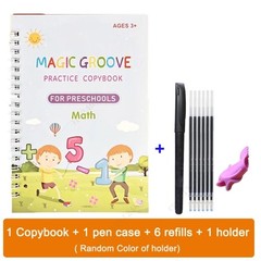 16Pcs Grooved Magic Practice Copybook Set Boys Girls Handwriting Book Practice