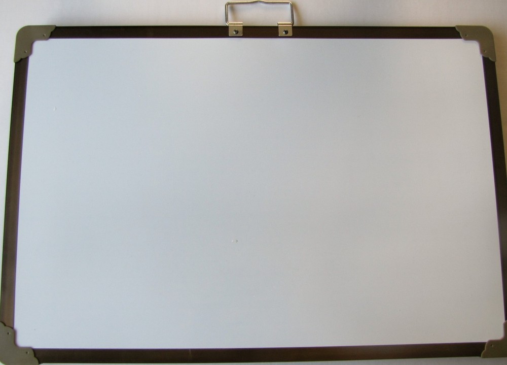 Magnetic Dry-erase Board & Chalkboard Double Sided Magnet Drawing Art 16×24″ New