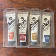 Lot 4 VTG Bob Ross Prussian Blue Yellow Ochre Indian Yellow Alizarin Crimson New
