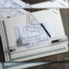 A4 Portable Drafting Table with Adjustable Angle – Multi-Function & Precision