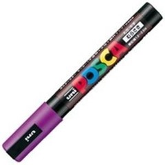 Uni Posca Purple Medium Marker Writing Instrument Pack of 1 Made in Japan