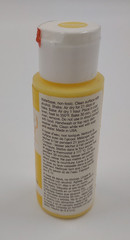 NEW Folk Art Enamels 4017 Lemon Custard Acrylic Paint 2 fl. oz bottle Sealed