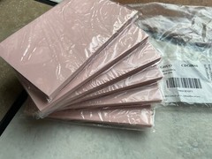 6 Pink Rubber Carving Blocks Linoleum Block 4”x6” Stamp Making Printmaking 4×6