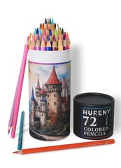 Colored Pencils for Adult Coloring Books Set of 72 Oil-Based Core Drawing Pen…