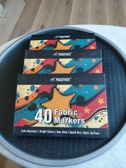 3 Boxes Of Pagather 40 Count Fabric Markers (120 Total) New