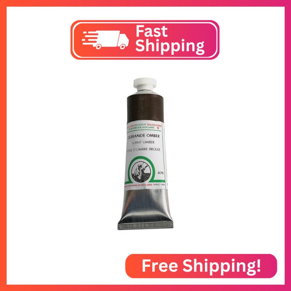 Old Holland Classic Oil Color – Burnt Umber 40ml Tube 40ml Tube