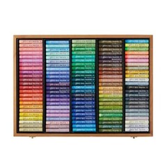 Mungyo MOPV-120 Soft Oil Pastels Wood Box Set 120 Assorted Color 2021 Version