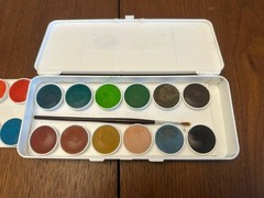 Vintage Grumbacher Deluxe Opaque Watercolors No Box WCT24