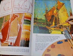 How To Draw and Paint Seascapes by Walter Foster #9 Art Book Ocean Cliffs GUC