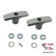 2 Pack Aluminum RV Waste Valve Handle Replacement for RV Black Tank Valve