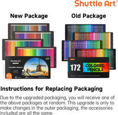 172 Colored Pencils for Adult Coloring Books, Soft Core Color