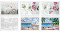 Paint By Numbers Adults kids Desert Landscape DIY Painting Kit 40x50CM Canvas